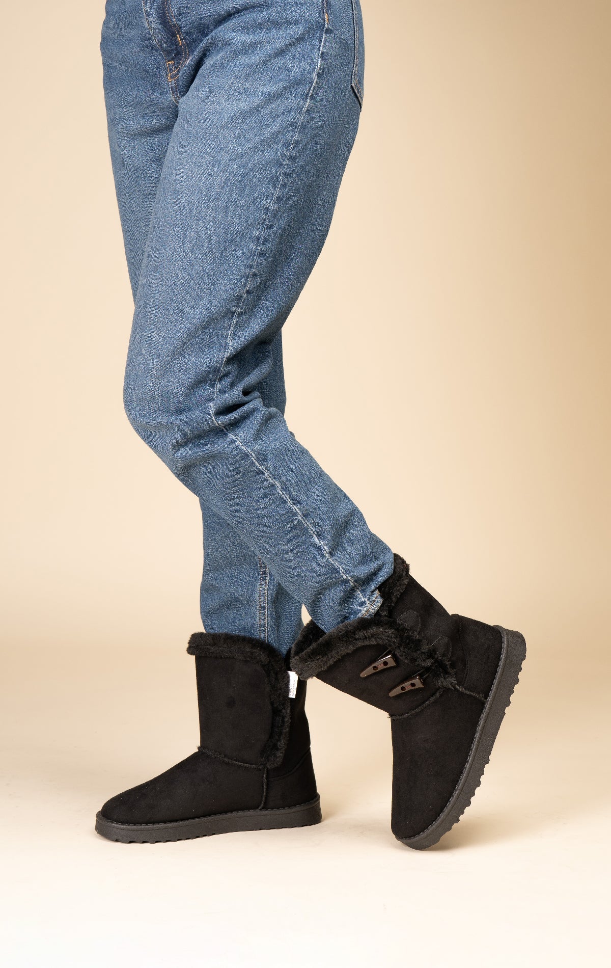 Bota Comfy Mujer Magnolia Negro Chinitown Chinitown